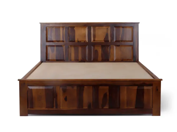 Alexa Solid Wood King Size Double Bed